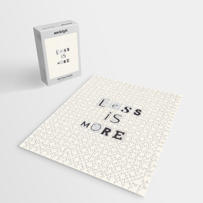 Less is more / Daily Reminder #2 Jigsaw Puzzle Gallery Image 2