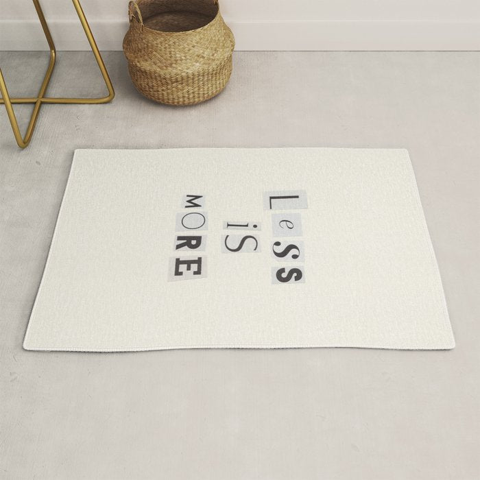Less is more / Daily Reminder #2 Rug Gallery Image 1