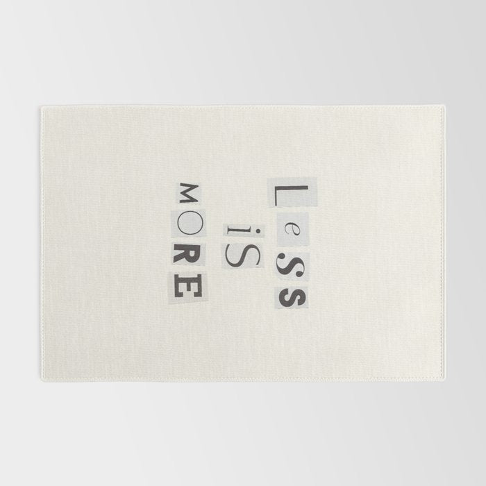 Less is more / Daily Reminder #2 Rug Gallery Image 2