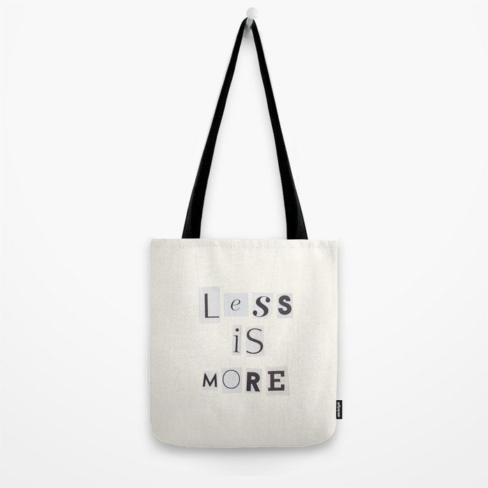 Less is more / Daily Reminder #2 Tote Bag Gallery Image 2