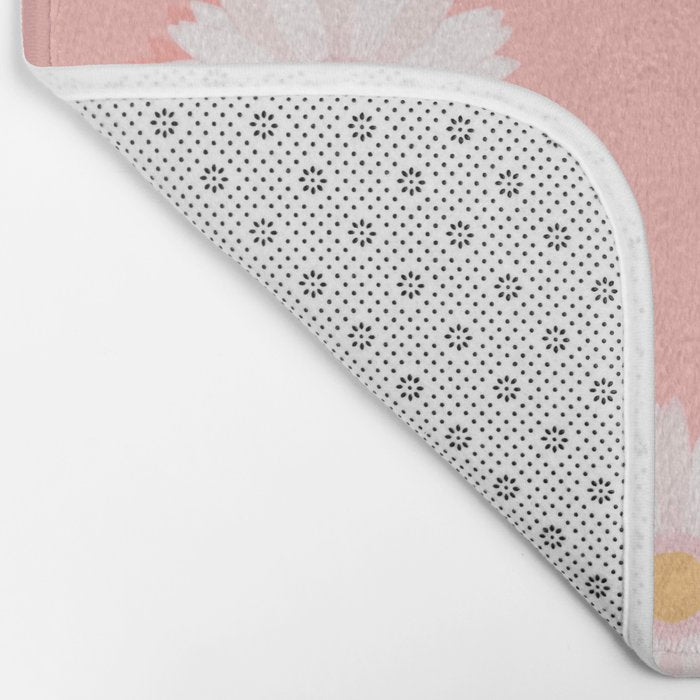 Pink Daisies  Bath Mat Gallery Image 2