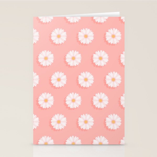 Pink Daisies  Stationery Card Gallery Image 2