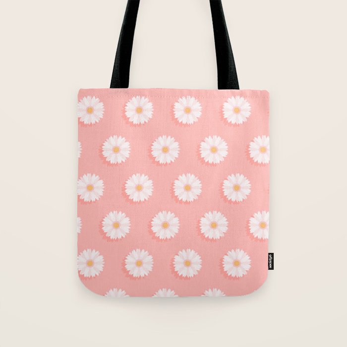 Pink Daisies  Tote Bag Gallery Image 1