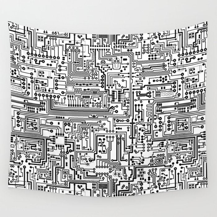 Circuit Board Wall Tapestry Gallery Image 1