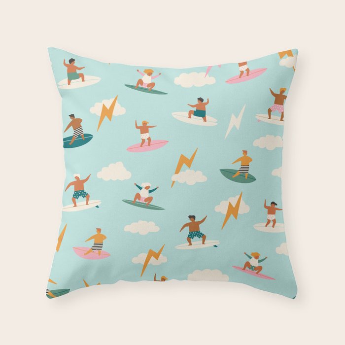 Just boys Throw Pillow Gallery Image 1