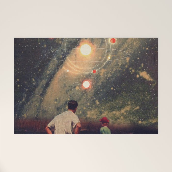 Light Explosions In Our Sky Welcome Mat Gallery Image 1