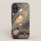 Light Explosions In Our Sky iPhone Case Gallery Image 1