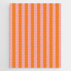 Bold Vertical Stripes Pattern (pink/orange) Jigsaw Puzzle Gallery Image 1