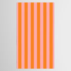 Bold Vertical Stripes Pattern (pink/orange) Tablecloth Gallery Image 2