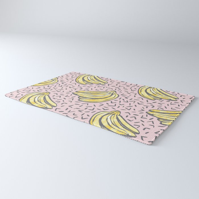 Go Bananas! (pink) Rug Gallery Image 3