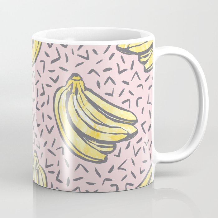 Go Bananas! (pink) Coffee Mug Gallery Image 1