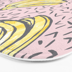 Go Bananas! (pink) Bath Mat Gallery Image 3