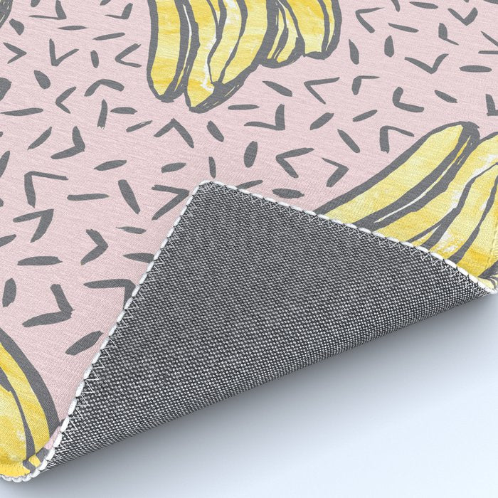 Go Bananas! (pink) Rug Gallery Image 4