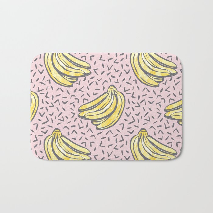 Go Bananas! (pink) Bath Mat Gallery Image 1