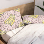 Go Bananas! (pink) Pillow Sham Gallery Image 2