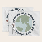 Warm my heart not my planet Placemat Gallery Image 1