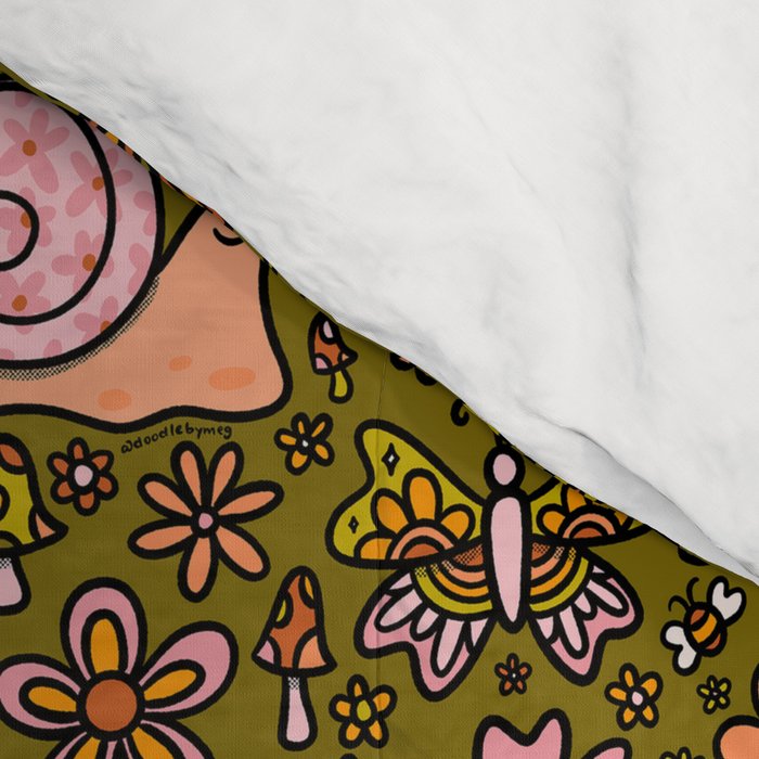 Spring Snail Print Comforter Gallery Image 4