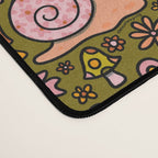 Spring Snail Print Desk Mat Gallery Image 4