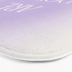 You Are Doing Great Lavender Gradient Bath Mat Gallery Image 3