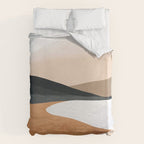 Abstract Art Landscape 15 Duvet Cover Gallery Image 6