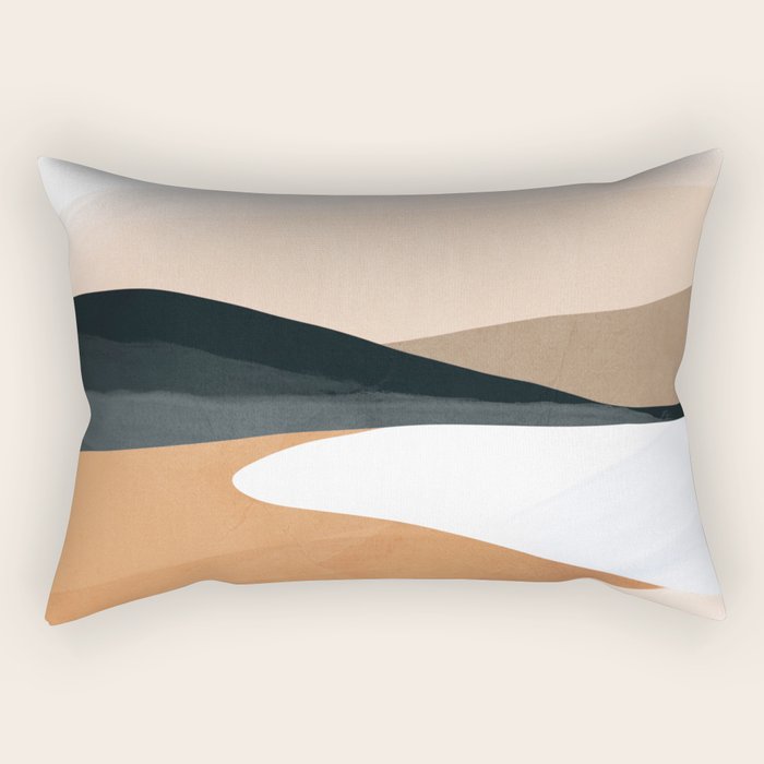 Abstract Art Landscape 15 Rectangular Pillow Gallery Image 2