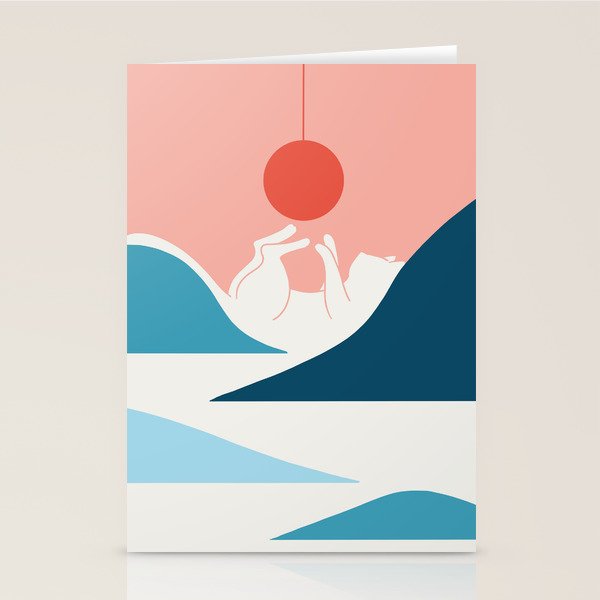 Cat Landscape 4 Stationery Card Gallery Image 2