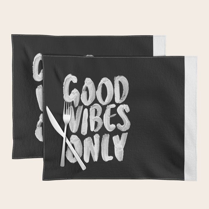 Good Vibes Only Placemat Gallery Image 1