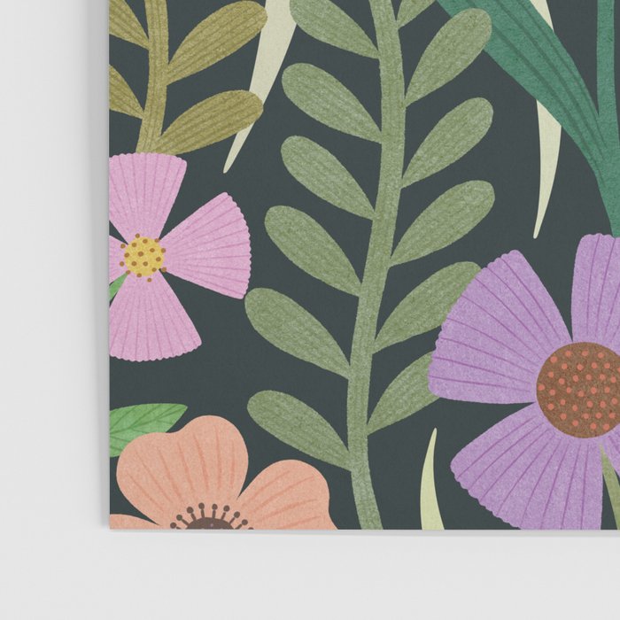 Wildflower Garden - Dark Poster Gallery Image 3