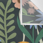 Wildflower Garden - Dark Wall Tapestry Gallery Image 3