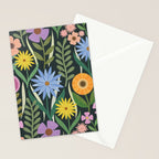Wildflower Garden - Dark Stationery Card Gallery Image 2