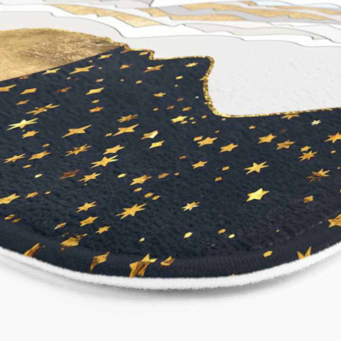 Golden Ocean Bath Mat Gallery Image 3