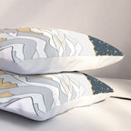 Golden Ocean Pillow Sham Gallery Image 3