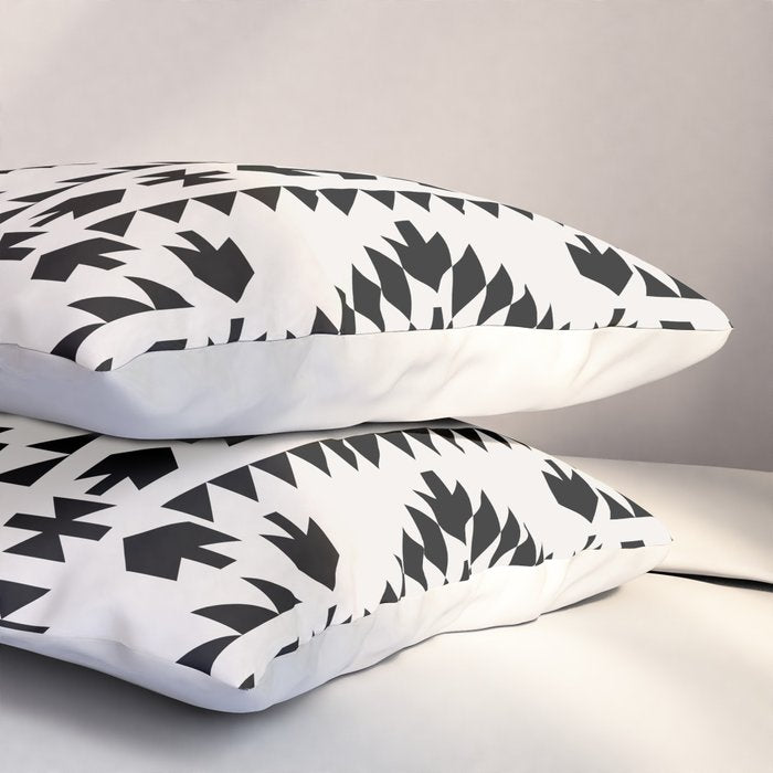 GEO PANEL WHITE Pillow Sham Gallery Image 3