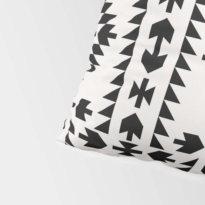GEO PANEL WHITE Pillow Sham Gallery Image 4