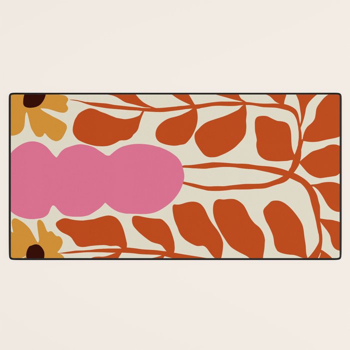 Dropping orange fern  Desk Mat Gallery Image 3