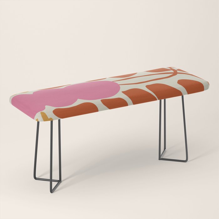 Dropping orange fern  Bench Gallery Image 1