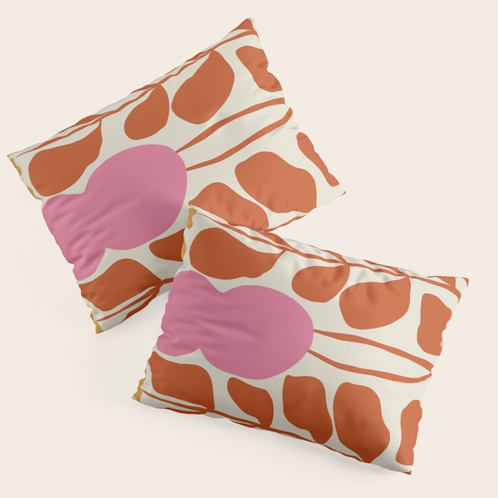 Dropping orange fern  Pillow Sham Gallery Image 1