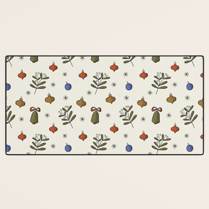 Christmas Pattern #4 Desk Mat Gallery Image 3