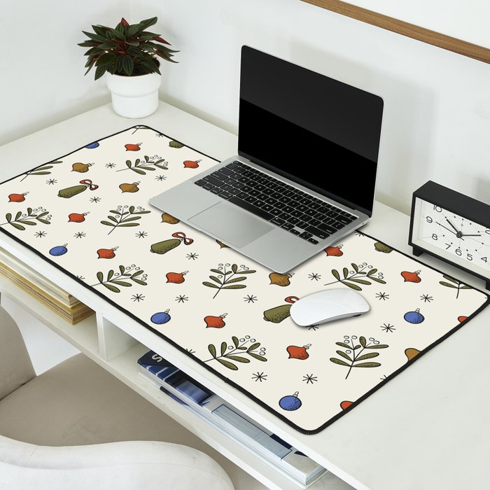 Christmas Pattern #4 Desk Mat Gallery Image 2