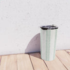 Clarabelle Stripe I Emerald Travel Mug Gallery Image 4