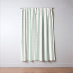 Clarabelle Stripe I Emerald Window Curtain Gallery Image 3