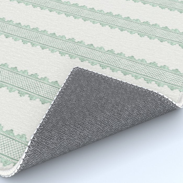 Clarabelle Stripe I Emerald Rug Gallery Image 4