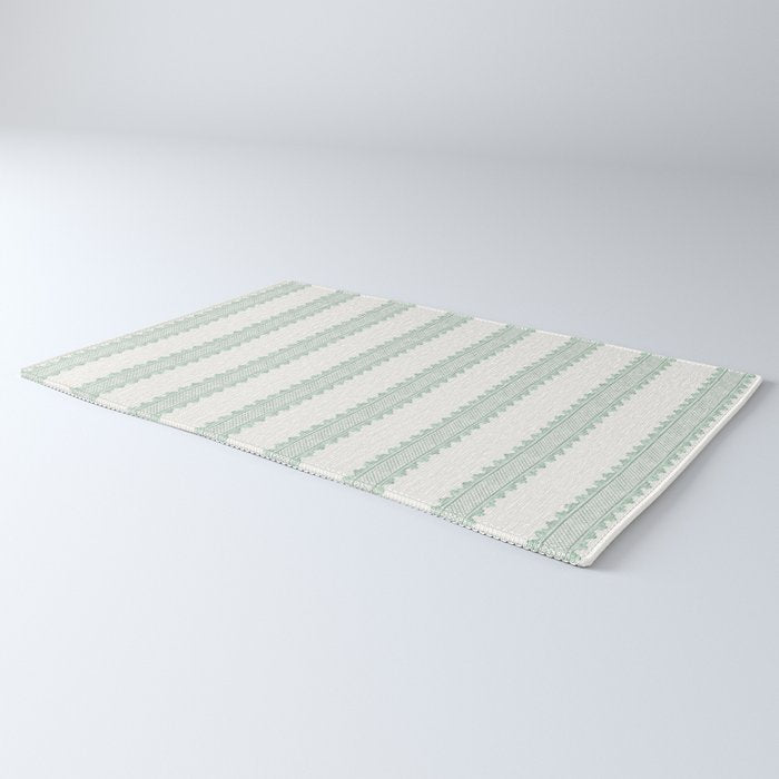 Clarabelle Stripe I Emerald Rug Gallery Image 3