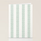 Clarabelle Stripe I Emerald Stationery Card Gallery Image 2
