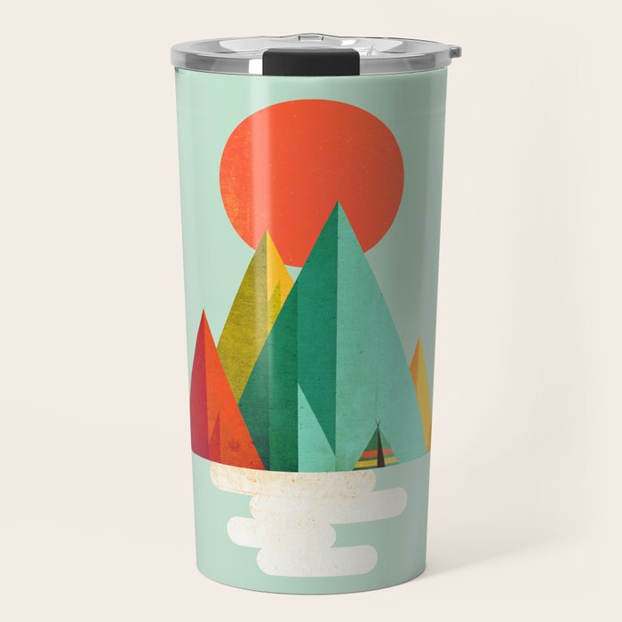 Little Geometric Tipi Travel Mug Gallery Image 1