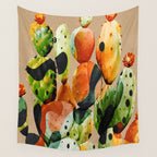 Abstract Modern Cactus 1 Wall Tapestry Gallery Image 4
