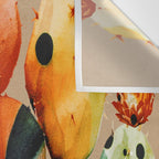 Abstract Modern Cactus 1 Wall Tapestry Gallery Image 3