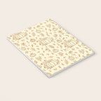 Floral Ink Pumpkin Pattern Notebook Gallery Image 3