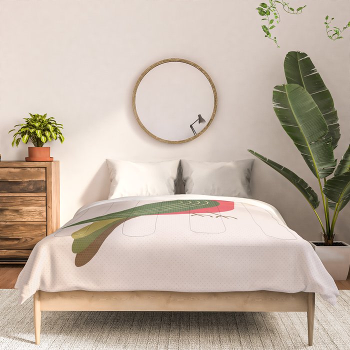 Whimsy Australian King Parrot Comforter Gallery Image 3