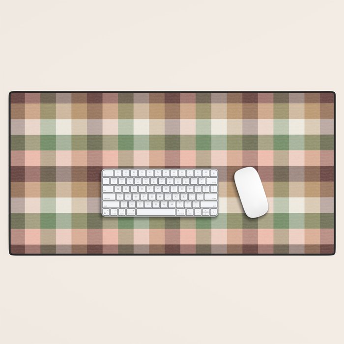 Timberland Gingham Plaid Cozy Heirloom Multi Desk Mat Gallery Image 1